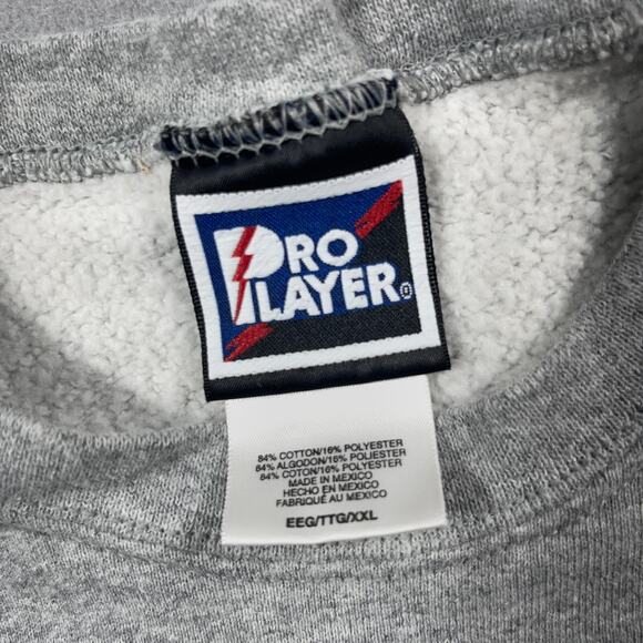 Vintage‎ Minnesota Vikings Pro Player Sweatshirt Men XXL Gray Embroidered NFL - Picture 4 of 10